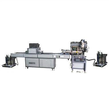 Sieťotlačový stroj na papier
